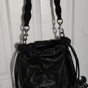 Rebecca Minkoff Black Leather Shoulder Bag